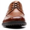 Scarpe Oxford Uomo Clarks Whiddon Pace Pelle Marrone