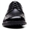 Clarks Whiddon Pace Oxford Uomo Pelle Nera Scarpe Stringate