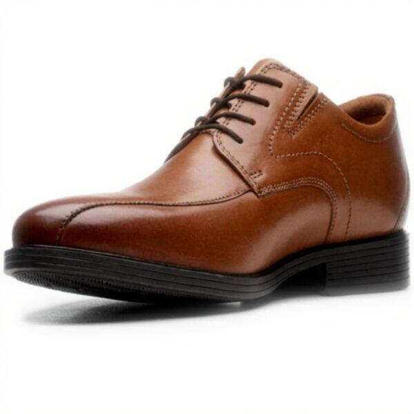 Scarpe Oxford Uomo Clarks Whiddon Pace Pelle Marrone