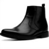 Stivaletto Uomo Clarks Whiddon Zip Impermeabile Pelle Nera