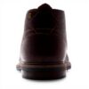 Scarpe Chukka Uomo Newford Mid WP Clarks Marrone Pelle