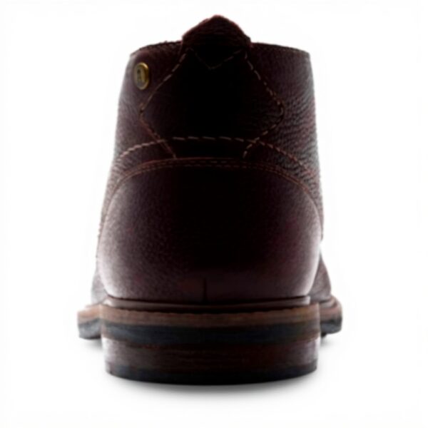 Scarpe Chukka Uomo Newford Mid WP Clarks Marrone Pelle