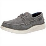 Skechers Status 2.0 Lorano Mocassini Uomo Navy Canvas