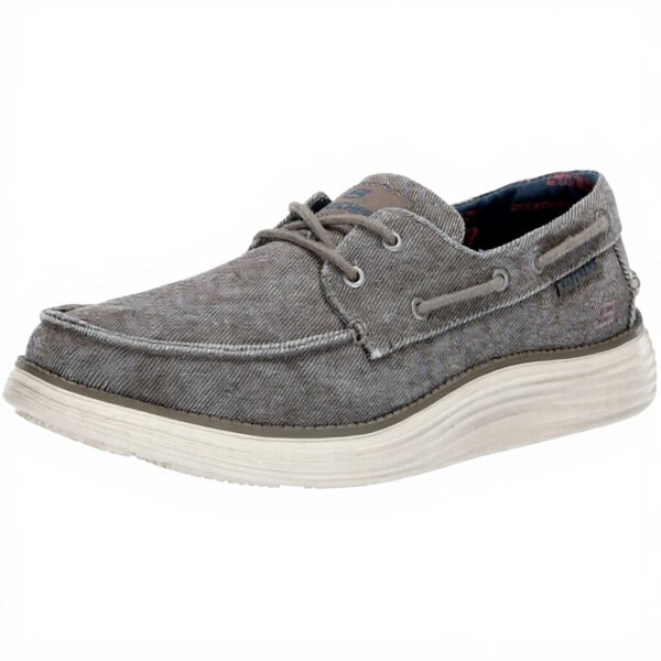 Skechers Status 2.0 Lorano Mocassini Uomo Navy Canvas