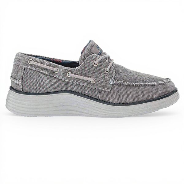 Skechers Status 2.0 Lorano Mocassini Uomo Navy Canvas