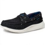 Skechers Status 2.0 Lorano Mocassini Uomo Navy Canvas