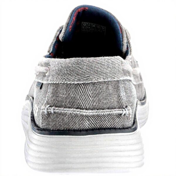 Skechers Status 2.0 Lorano Mocassini Uomo Navy Canvas