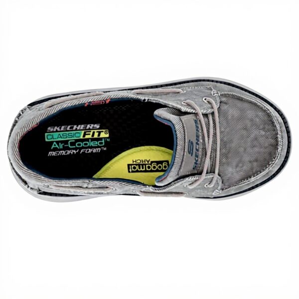 Skechers Status 2.0 Lorano Mocassini Uomo Navy Canvas