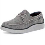 Skechers Status 2.0 Lorano Mocassini Uomo Navy Canvas