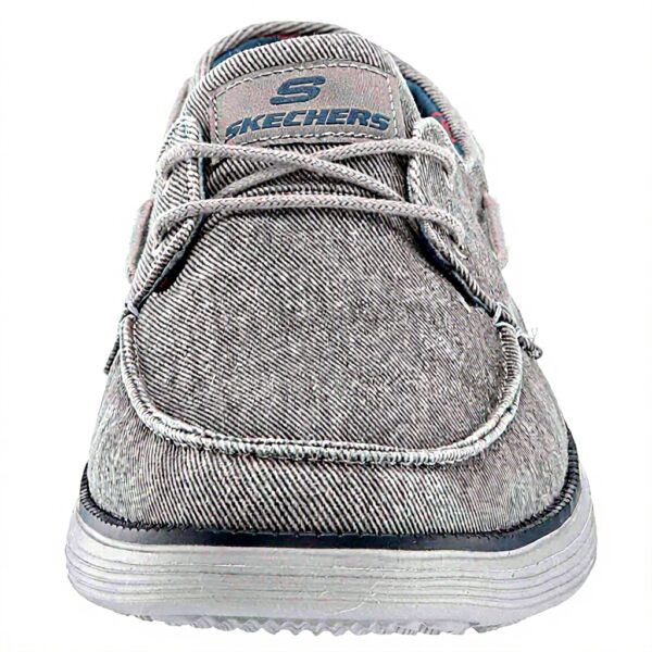 Skechers Status 2.0 Lorano Mocassini Uomo Navy Canvas