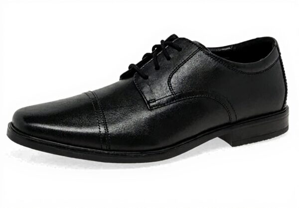 Scarpe da lavoro uomo Clarks Howard pelle nera comode