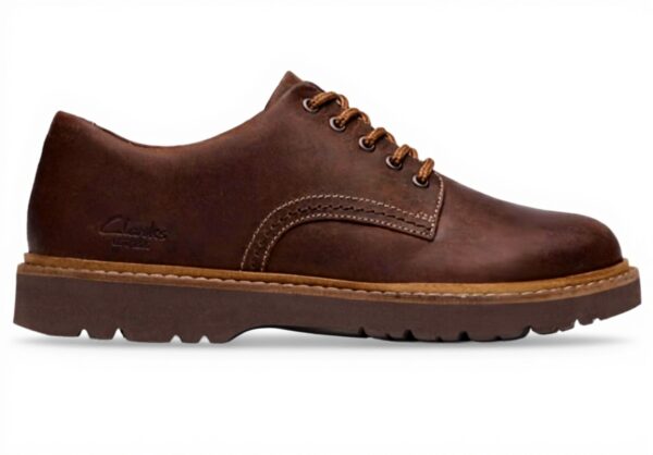 Clarks Weltridge Low Uomo Scarpe Stringate Pelle Cera