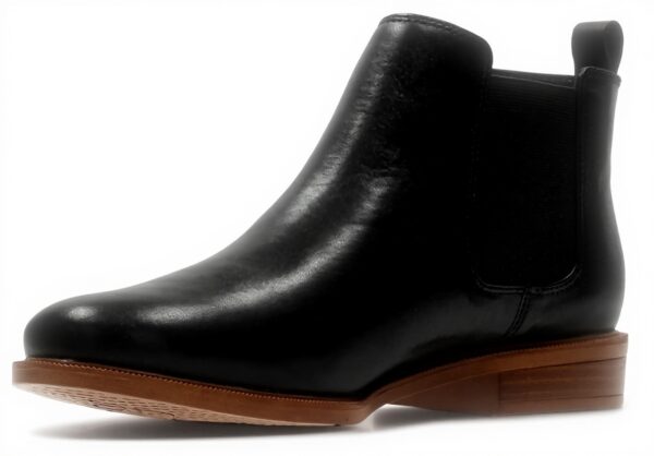 Clarks Taylor Shine Stivali Donna - Black Oily Leather