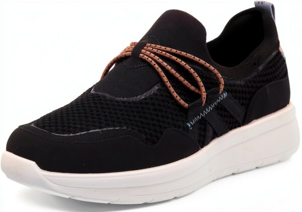 Clarks Ezera Run scarpe donna maglia nera comode plantare-0