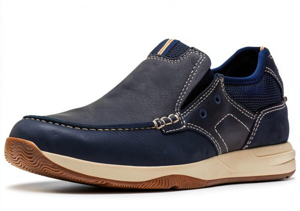 Clarks Sailview Step Mocassino Uomo Comfort Ortholite Nubuck