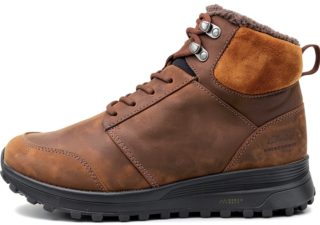 Stivali Clarks Atl Trek Up Wp indossati in un sentiero di montagna