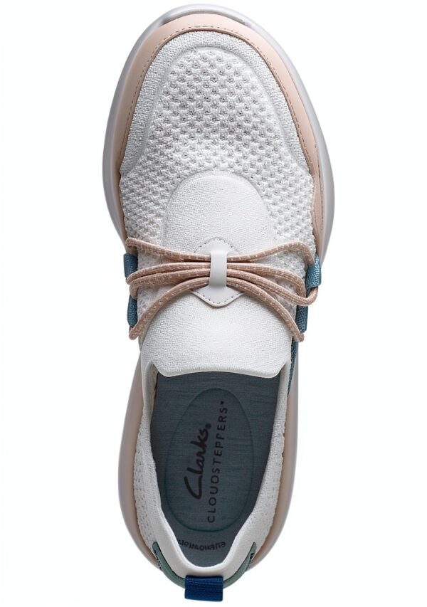 Clarks Scarpe Donna Bianco Combi Comfort Cushion Plus-6