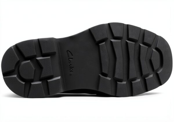 Clarks Scarpe Donna Pelle Nera Plantare Comfort Suola-3