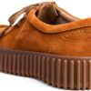 Clarks Scarpe Oxford Donna Pelle Nubuck Marrone Chiaro-5