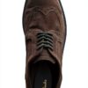 Clarks Scarpe Uomo Camoscio Marrone Scuro Stringhe Basse-4