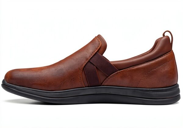 Clarks Breeze Bali slip on donna sintetico marrone comode-4