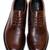 Scarpe Uomo Pelle Marrone Nera Allacciatura Confortevole-5