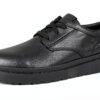 Clarks Polden Lace Black Leather Scarpe Uomo Comode-3