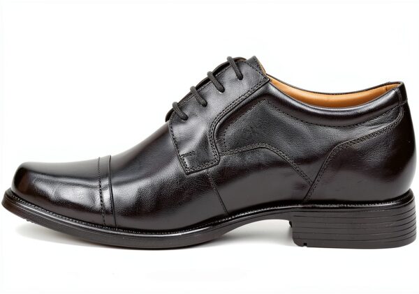 Clarks Scarpe Uomo Nero Pelle Lavoro Eleganti 42.5 EU-3