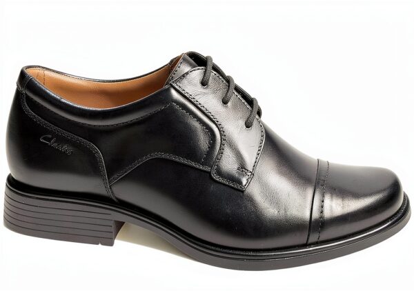 Clarks Scarpe Uomo Nero Pelle Lavoro Eleganti 42.5 EU-1
