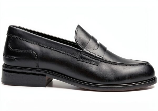 Clarks Craftjames Lo Mocassino Uomo Pelle Liscia Nero