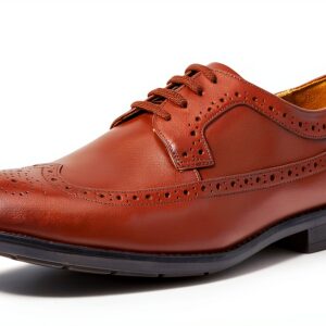 Clarks Scarpe Uomo Pelle British Tan Nero Lacci Gomma-0