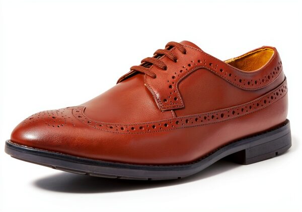 Clarks Scarpe Uomo Pelle British Tan Nero Lacci Gomma-0