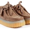 Scarpe Clarks Uomo Pelle Scamosciata Light Grey Sde-4