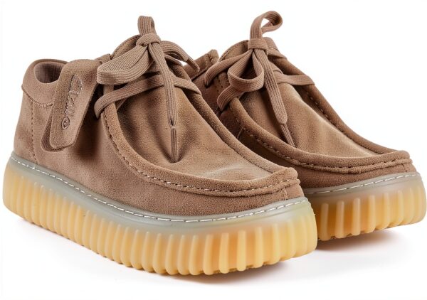 Scarpe Clarks Uomo Pelle Scamosciata Light Grey Sde-4