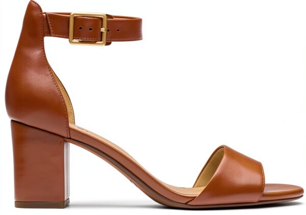 Clarks Smart Deva Sandali Donna Tacco Pelle Cinturino