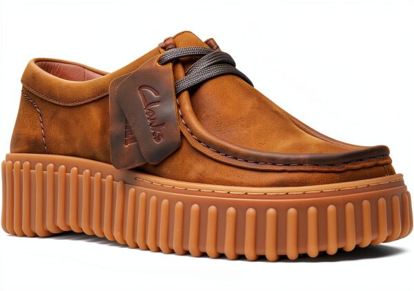 Clarks Scarpe Donna Cera D Api Nero Sde Nubuck Marrone-0