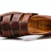 Clarks Pantofole Uomo Marrone Mahogany Leather Comode-5