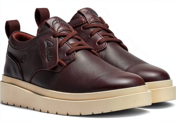 Scarpe basse Clarks Pelle Marrone comfort plantare uomo-3