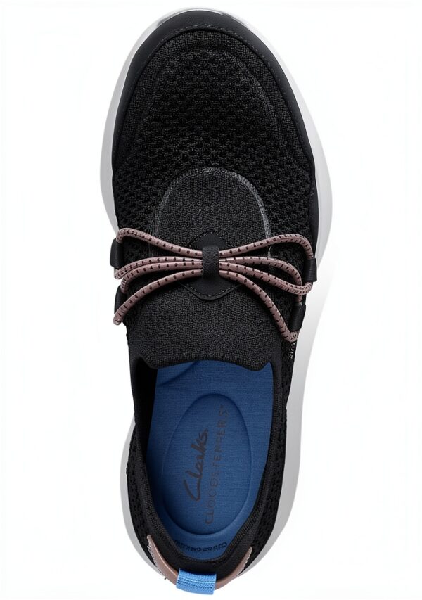 Clarks Scarpe basse donna comfort morbidezza Nero Combi-7