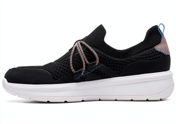 Clarks Scarpe basse donna comfort morbidezza Nero Combi-5