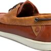 Scarpe da barca Clarks uomo pelle suola EVA lacci regolabili-5