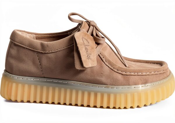 Scarpe Clarks Uomo Pelle Scamosciata Light Grey Sde-0