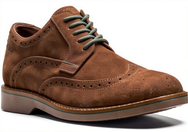 Clarks Scarpe Uomo Camoscio Marrone Scuro Stringhe Basse-1