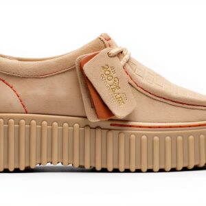 Clarks Torhill Bee Scarpe Donna Pelle Scamosciata Ecru-0