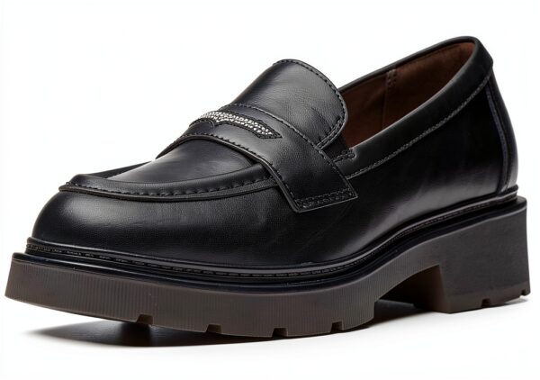 Clarks Scarpe Donna Pelle Nera Plantare Comfort Suola-0