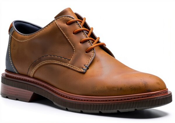 Clarks Scarpe Derby Uomo Pelle Cera dApe Suola Gomma-7