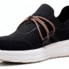 Clarks Ezera Run scarpe donna maglia nera comode plantare-4