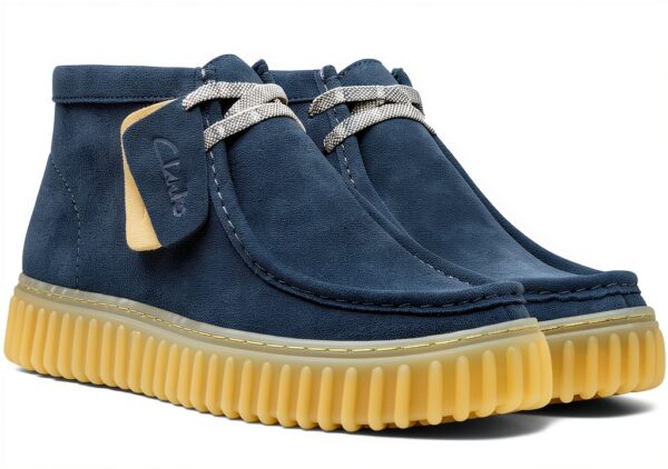 Stivali Uomo Camoscio Blu Comfort Design Casual Amazon-3