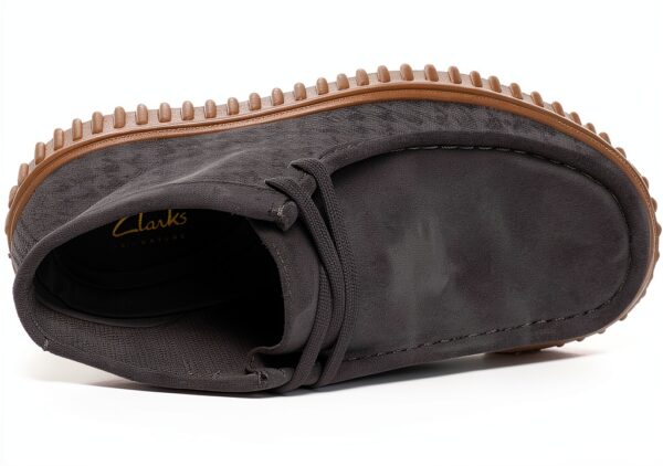 Stivali Clarks Torhill Hi pelle uomo grigio disponibili-5