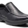 Clarks Scarpe Uomo Pelle Chiusura Pull On Comode-4